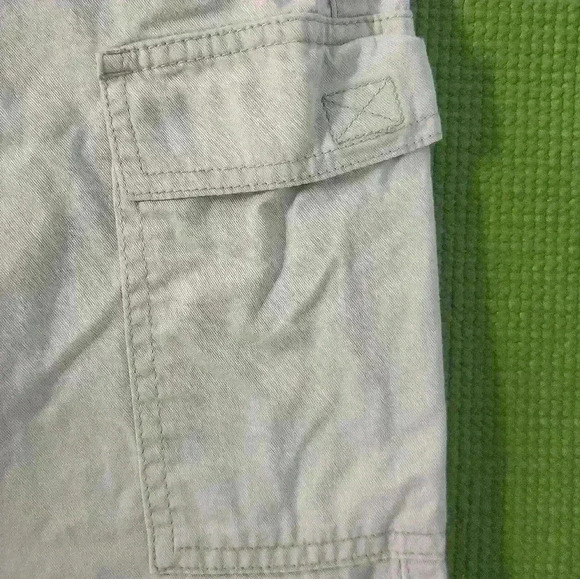 Women's Angels cargo type pants with zip, velcro/tie waist, tie bottoms wide leg - Picture 10 of 10